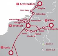 Thalys map