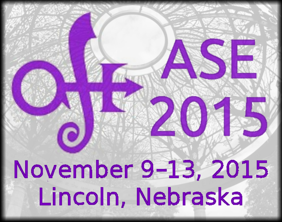 ASE 2015: November 9–13, 2015, Lincoln, Nebraska.