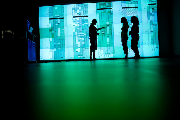 40-projector display wall at the National Center for Supercomputing Applications (NCSA)